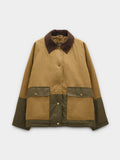 Chaqueta Contraste De Algodón