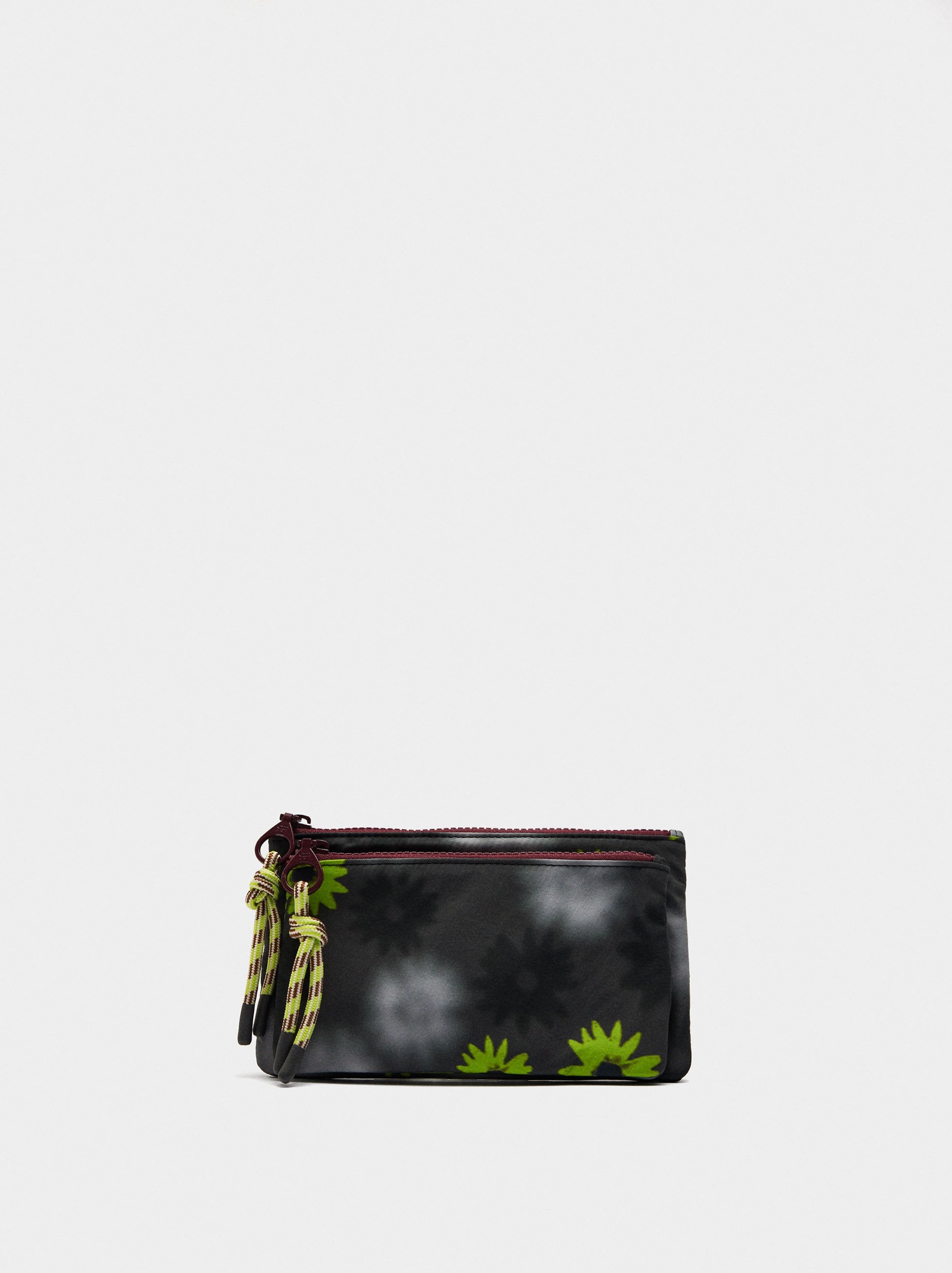 Bolsa Multiusos De Nylon Estampado Floral