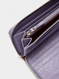 Cartera De Textura Con Cremallera