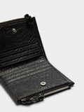 Cartera Con Textura Y Cremallera Doble