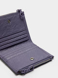 Cartera Con Textura Y Cremallera Doble