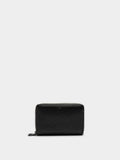 Cartera Con Textura Y Cremallera Doble