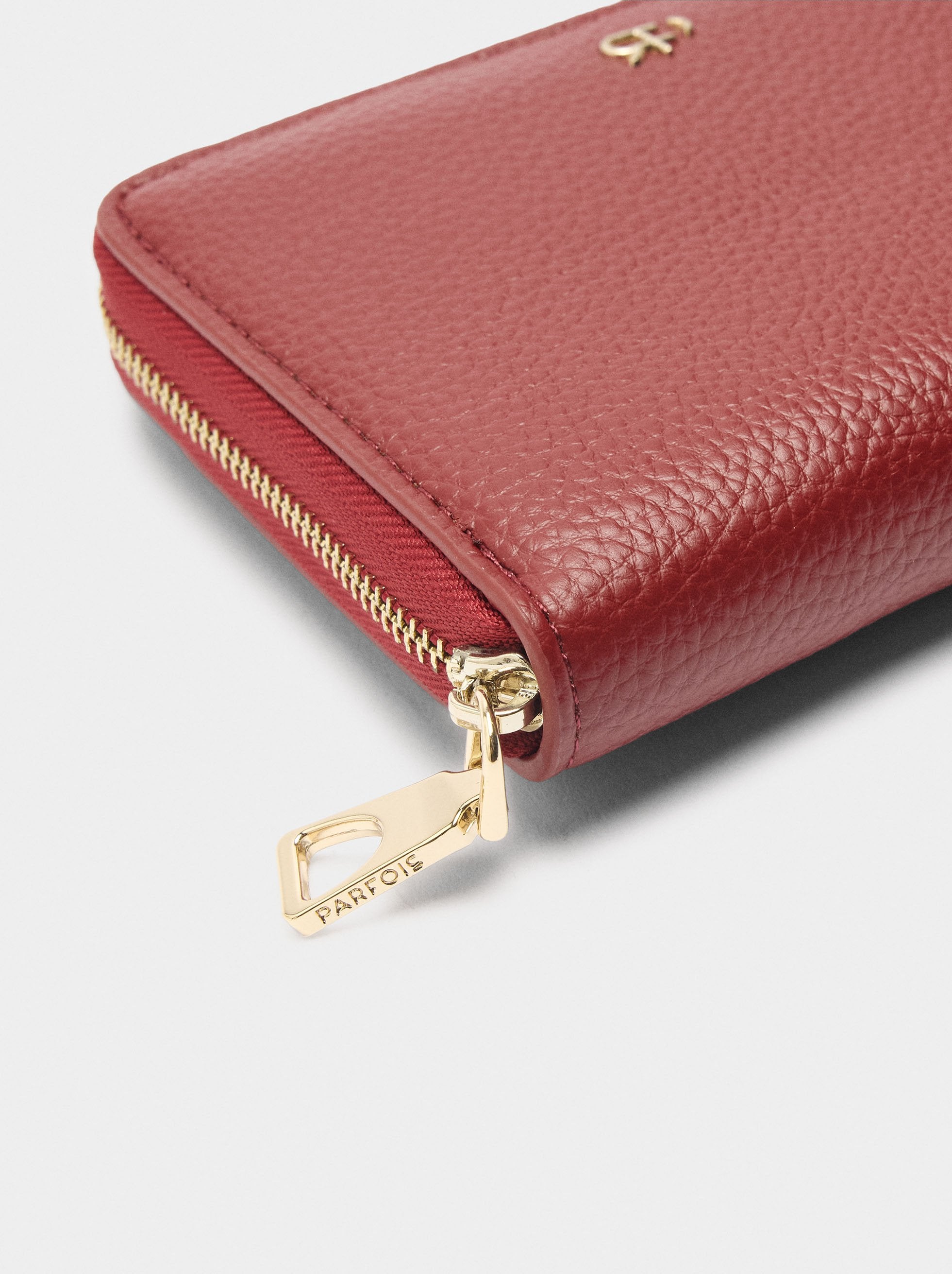 Cartera De Textura Con Cremallera S