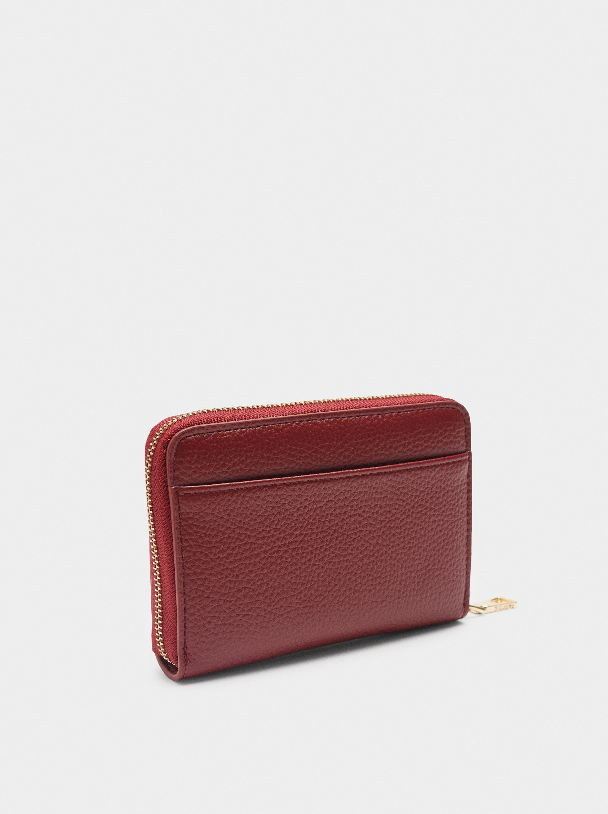 Cartera De Textura Con Cremallera S