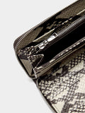 Cartera De Estampado Animal Con Cremallera L