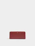 Cartera Con Textura Y Cremallera L