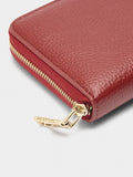 Cartera Con Textura Y Cremallera L