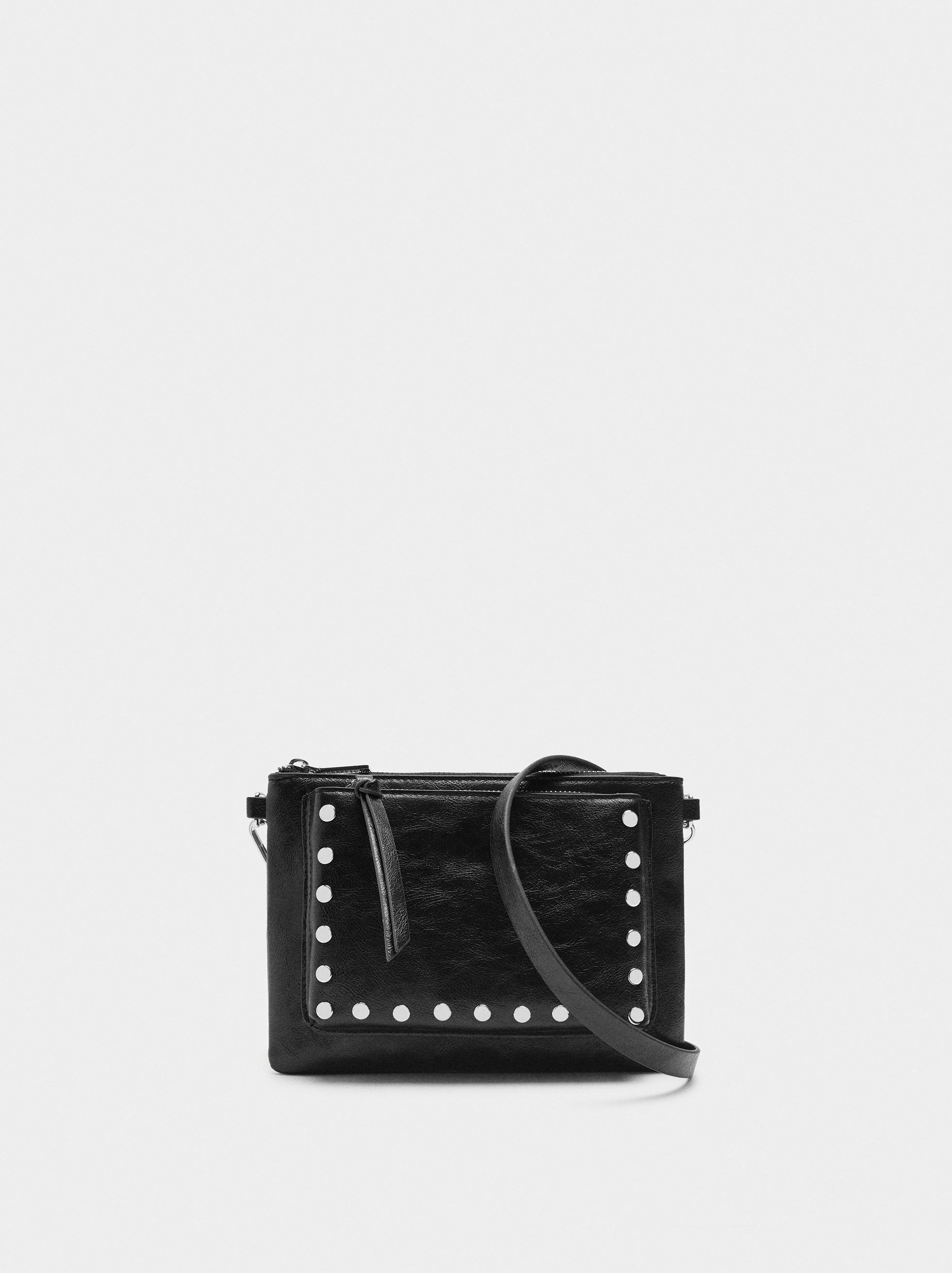 Bolso Bandolera Con Tachuelas