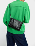 Bolso Bandolera Con Tachuelas