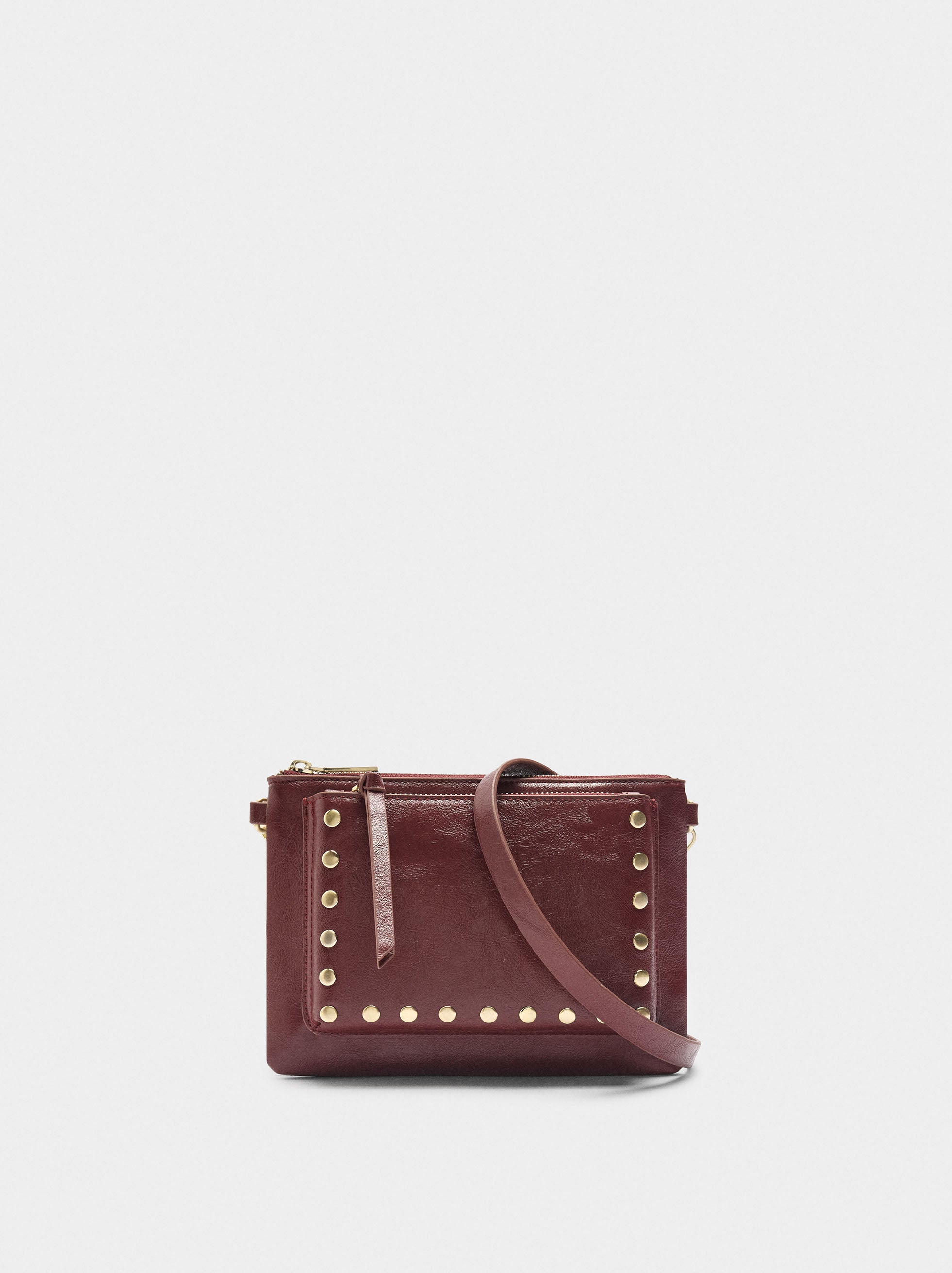 Bolso Bandolera Con Tachuelas