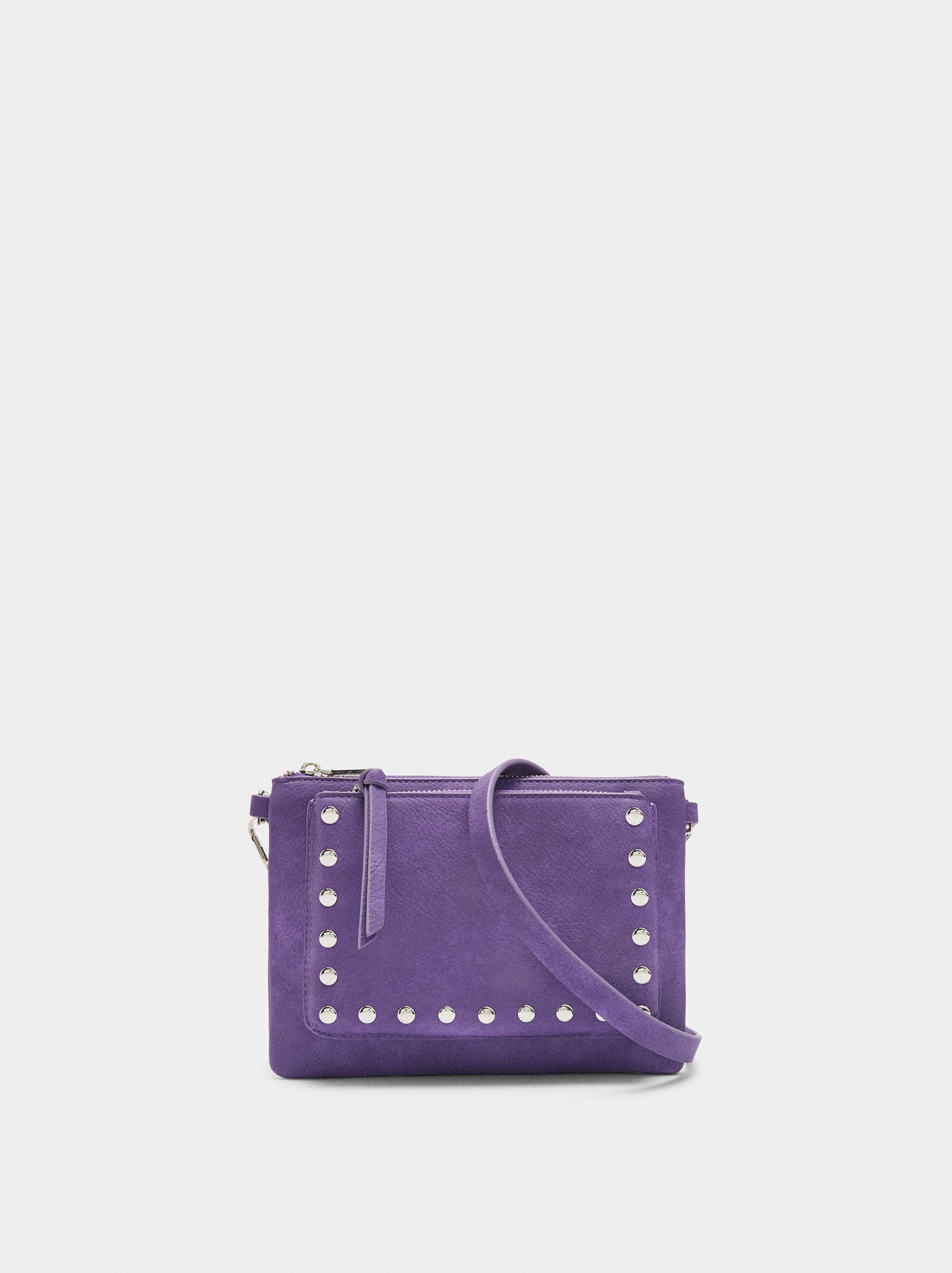 Bolso Bandolera Con Tachuelas