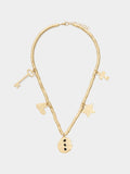 Collar Dorado Con Colgantes