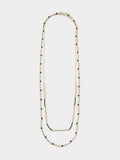 Collar Con Abalorios De Resina