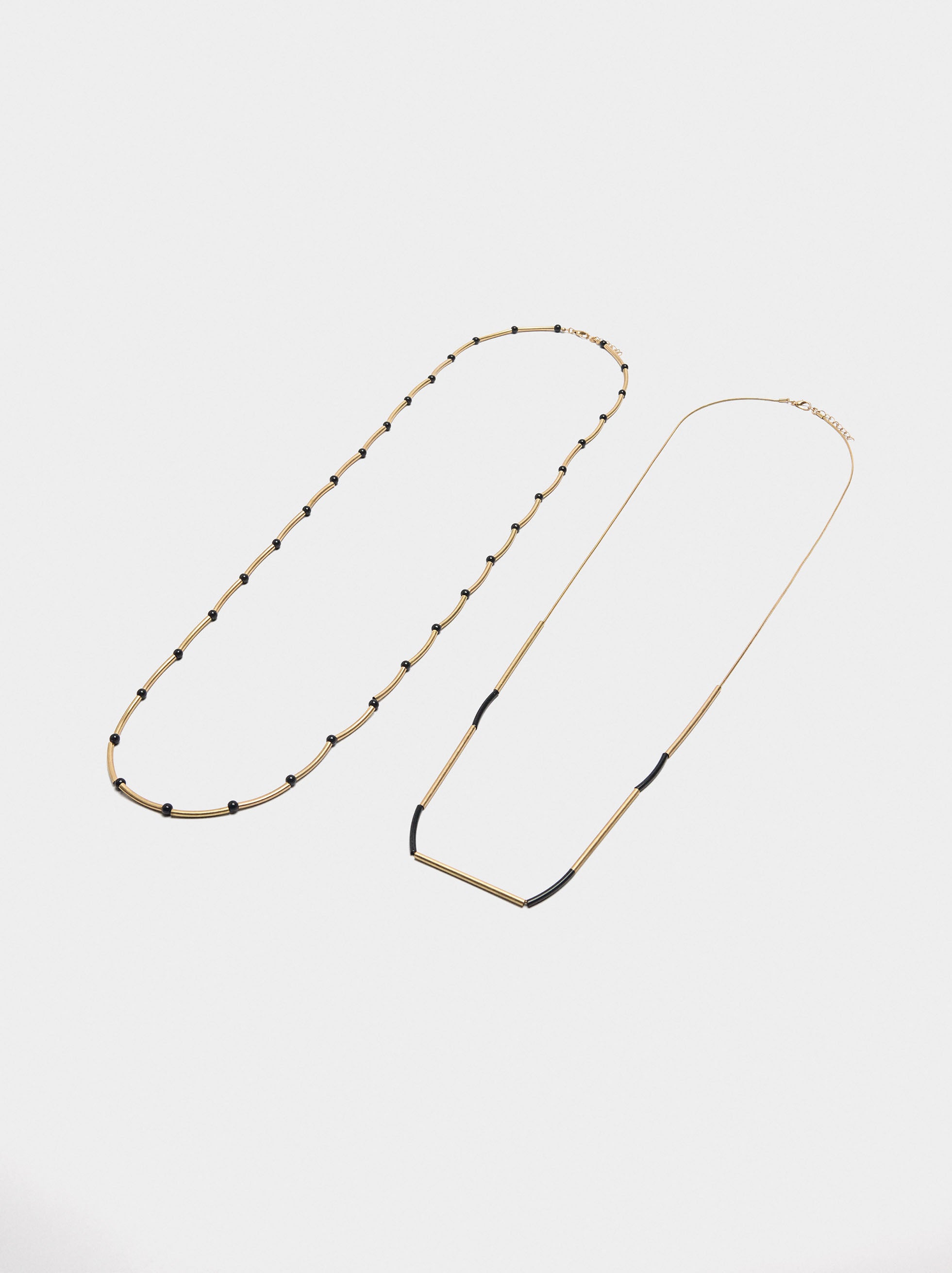 Collar Con Abalorios De Resina