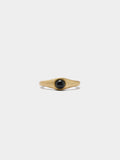 Anillo Con Cristal Para Dedo Meñique