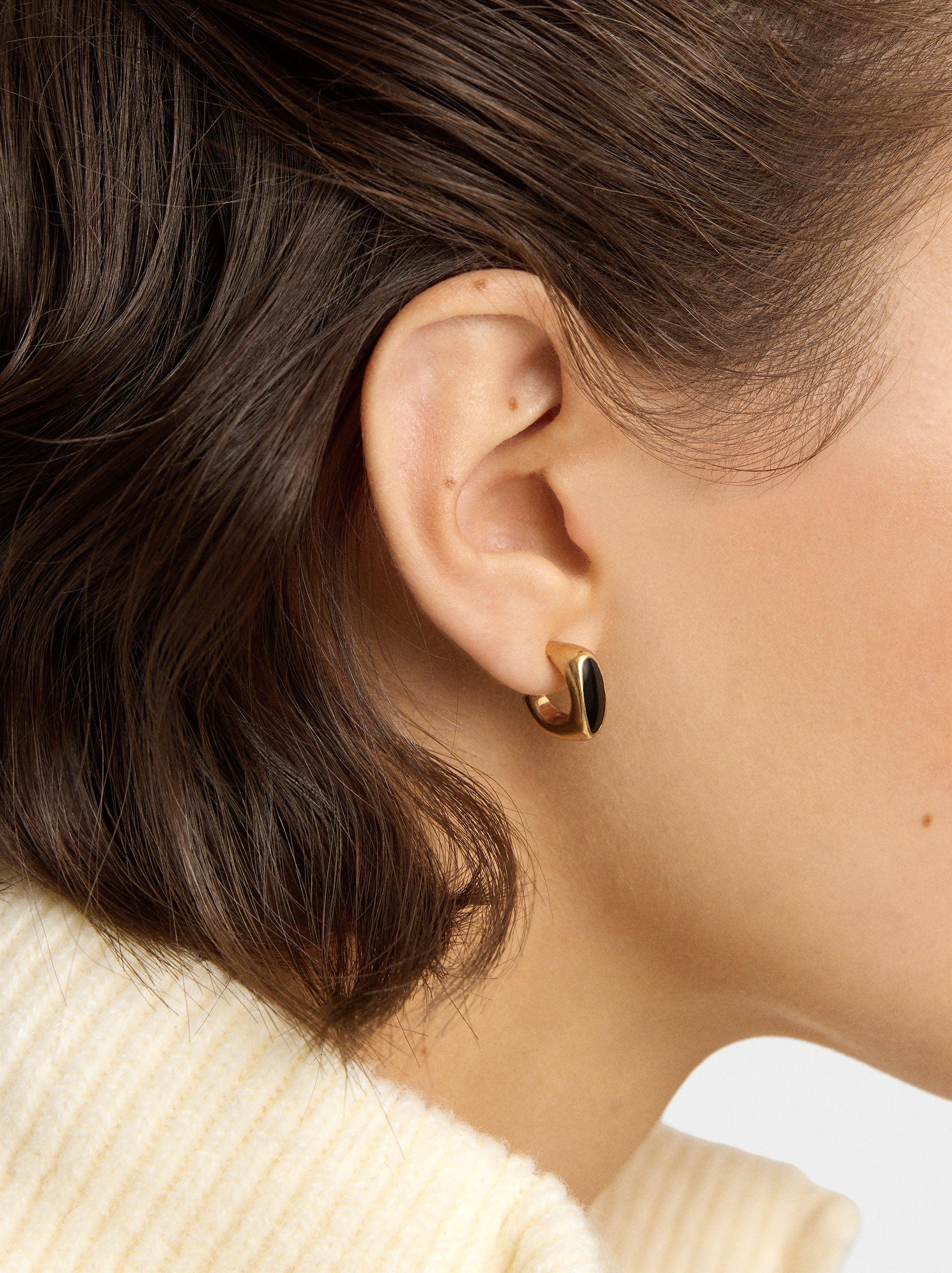 Aros Abiertos Con Esmalte