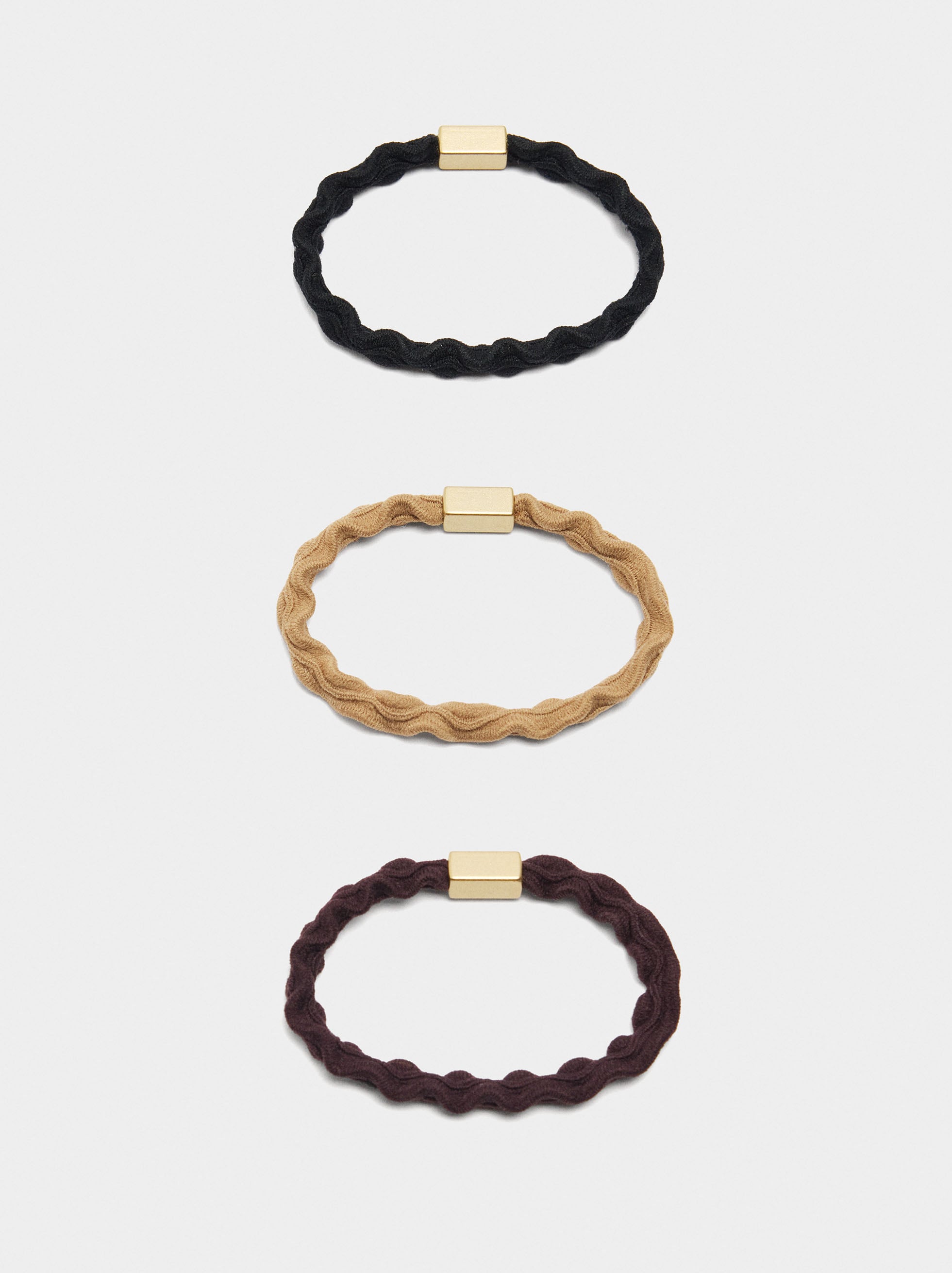 Set De Elásticos Para El Pelo Con Ondas