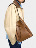 Bolso Bombonera Con Piel M