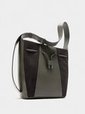 Bolso Bombonera Con Piel M