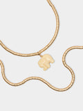 Set De Collares Cortos Colgante De Elefante