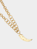 Collar Largo De Eslabones Con Colgante