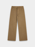 Pantalón Vaquero Recto Con Cinturón