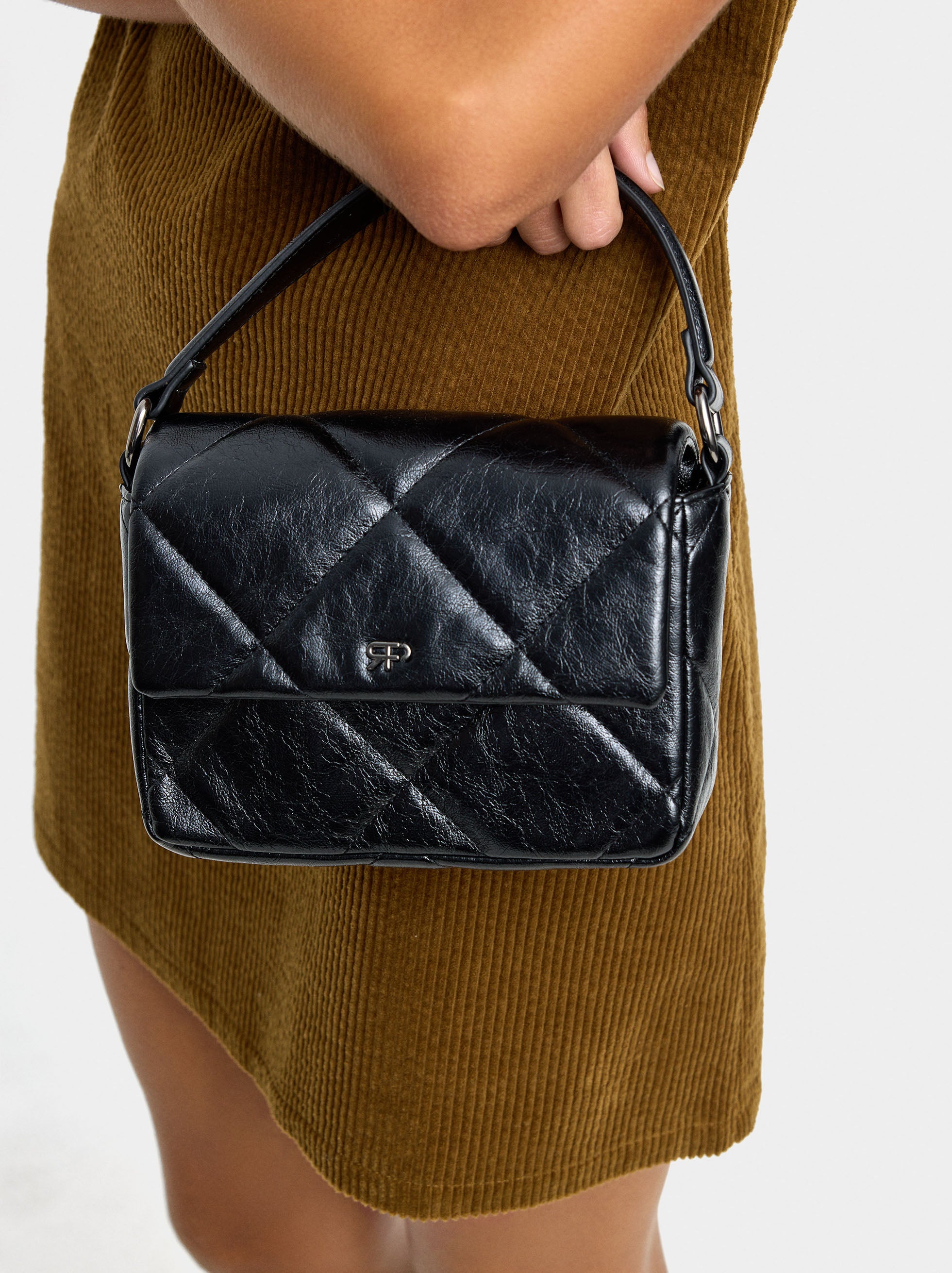 Bolso De Mano Acolchada