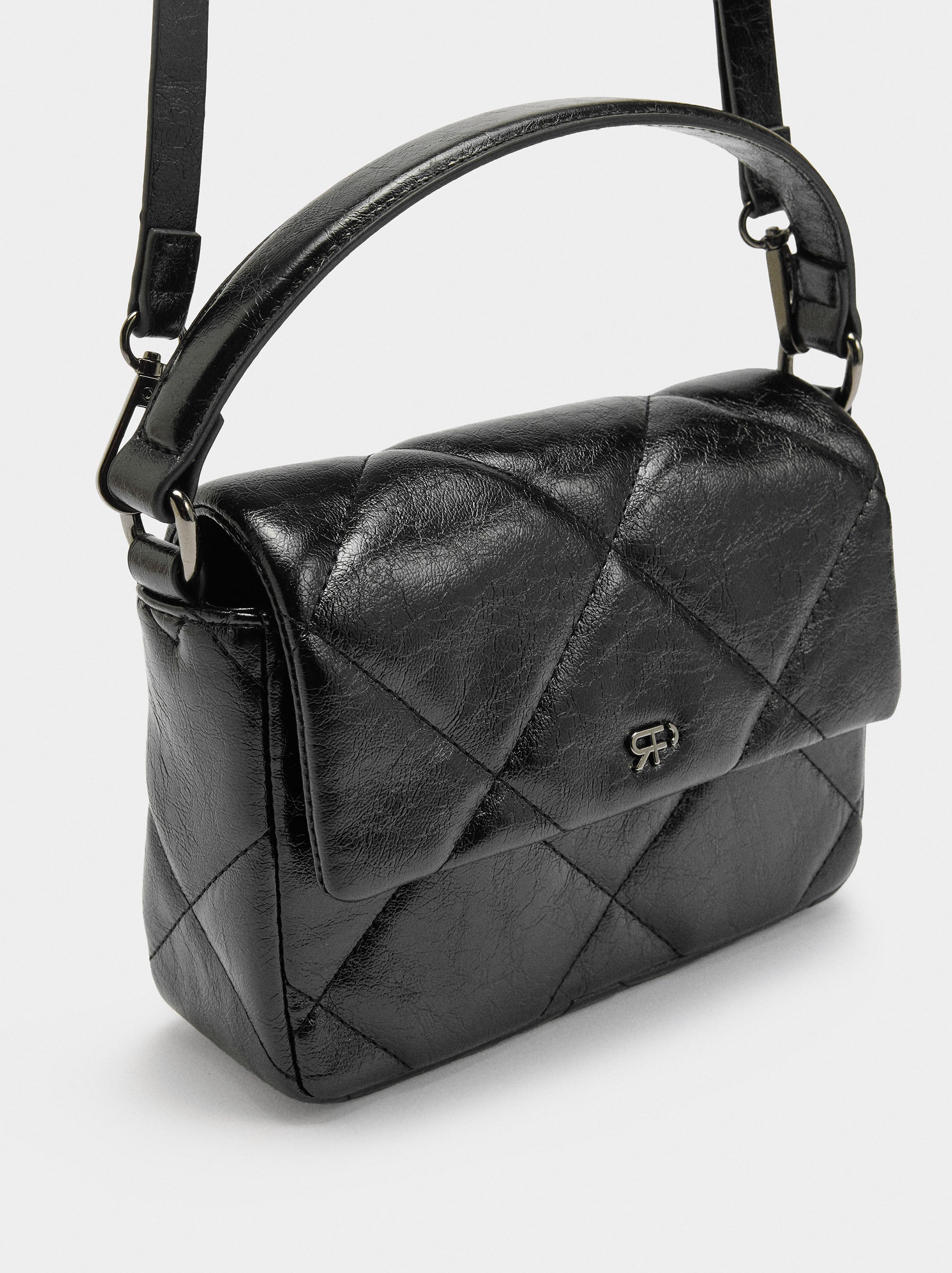 Bolso De Mano Acolchada