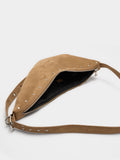 Bolso De Hombro Asimétrico Con Tachuelas