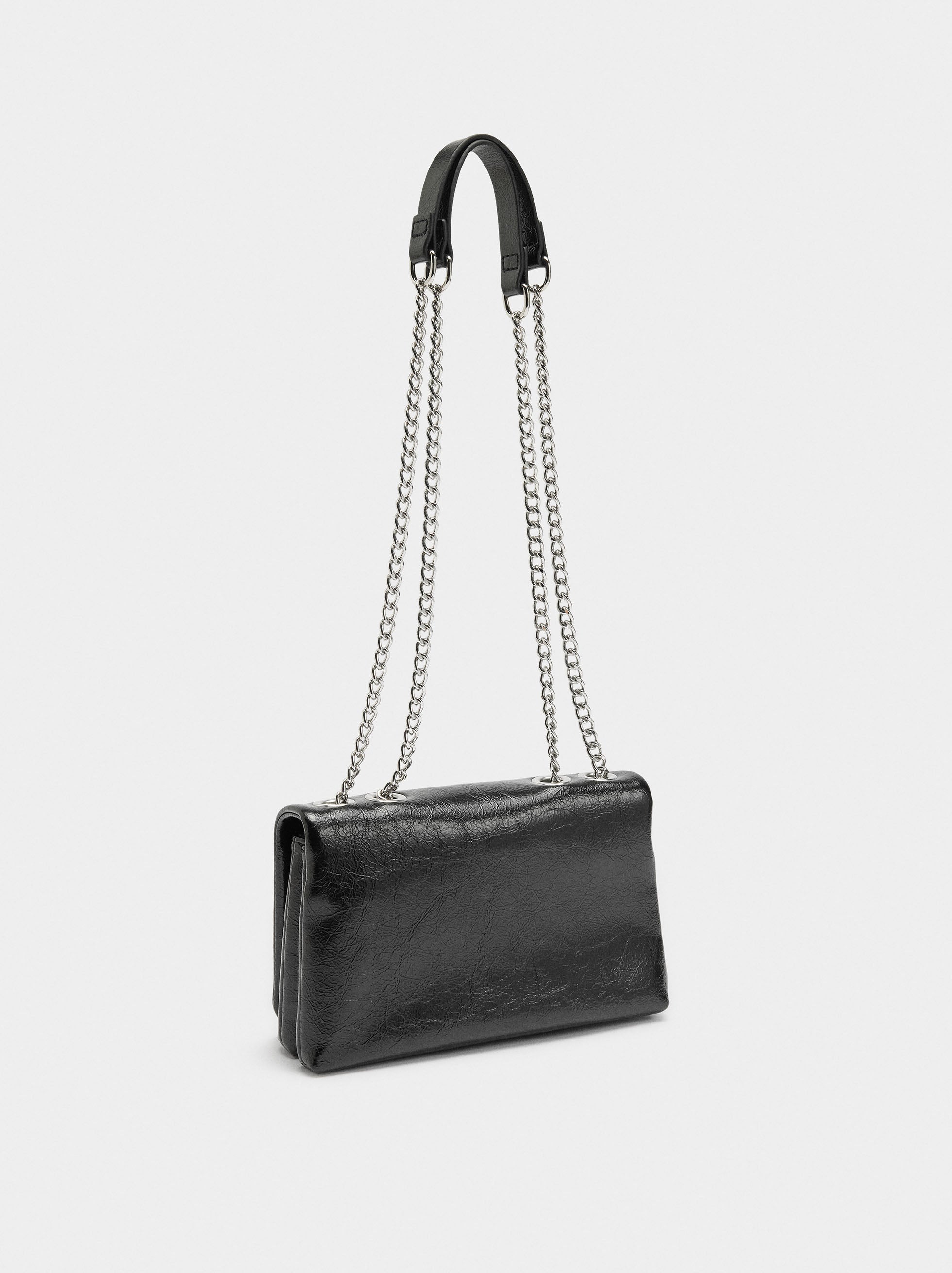Bolso De Hombro Doble Con Tachuelas