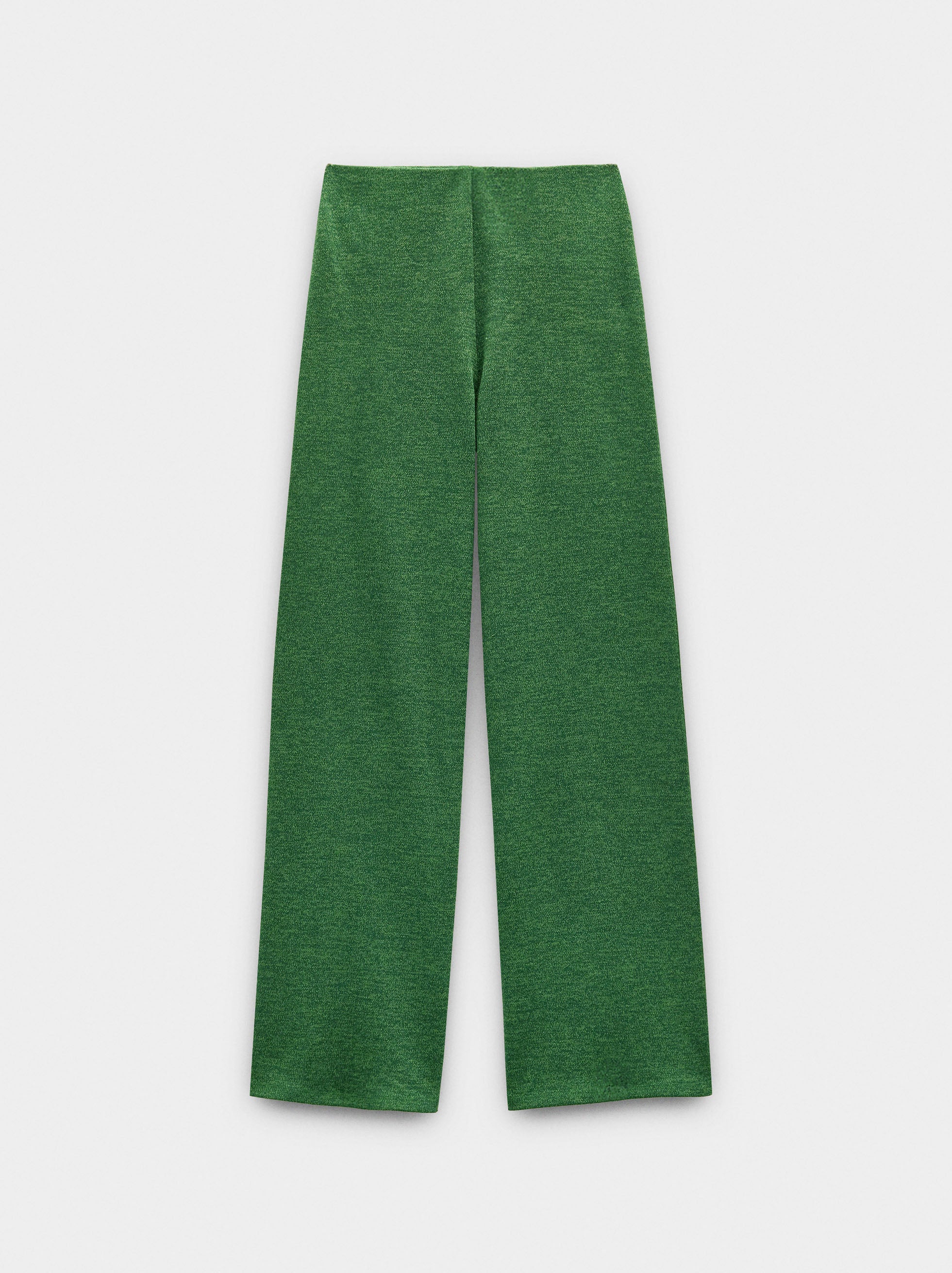 Pantalón Con Textura Cintura Elástica