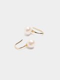 Pendientes Cortos Con Perlas De Agua Dulce