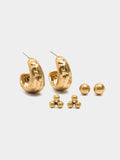 Set De Pendientes Efecto Envejecido