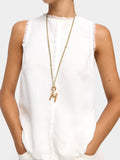 Collar De Cordón Con Letra