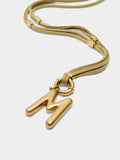 Collar De Cordón Con Letra