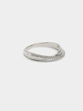 Anillo Cruzado Con Circonitas