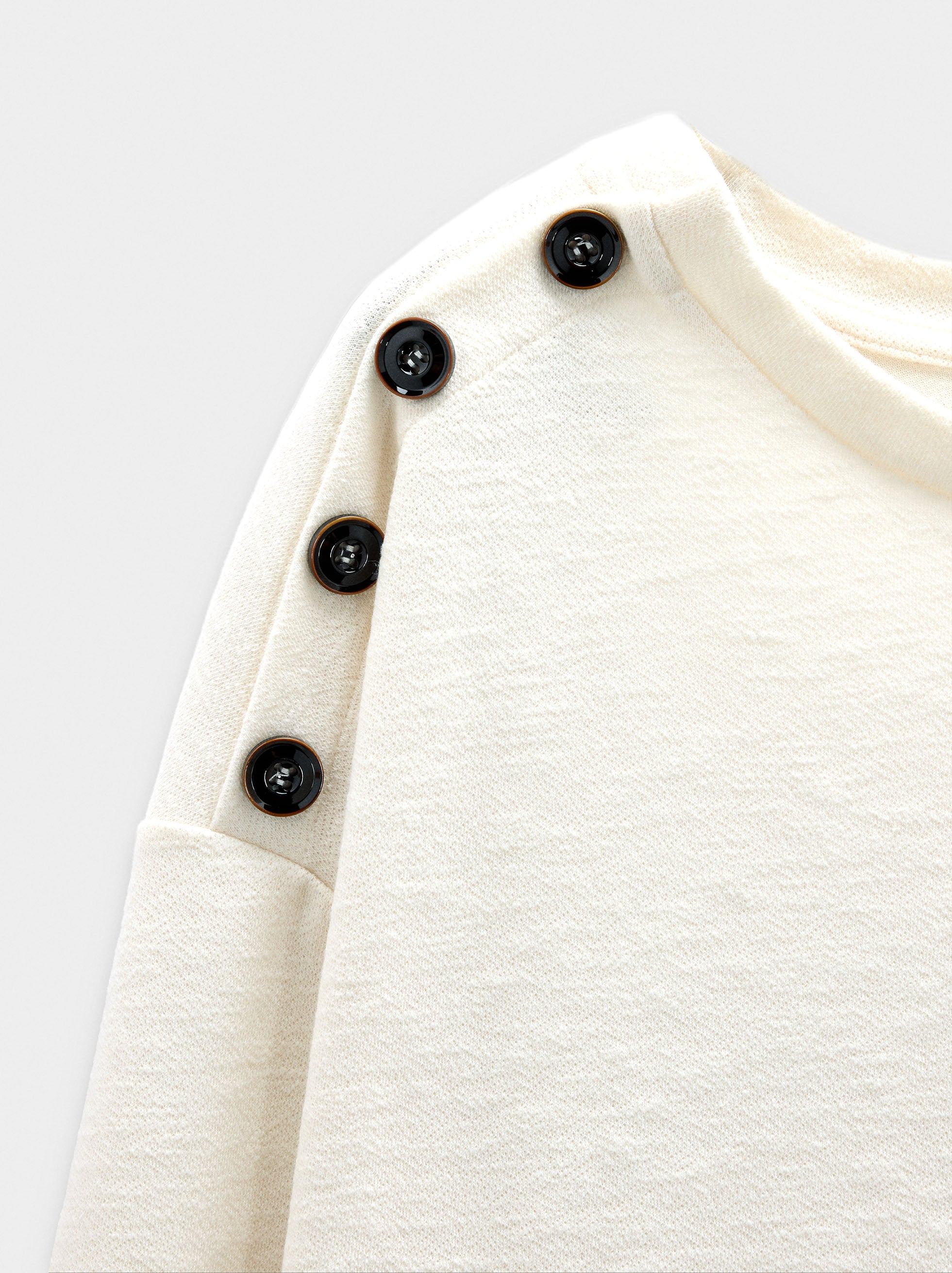 Jersey De Manga Larga Con Botones