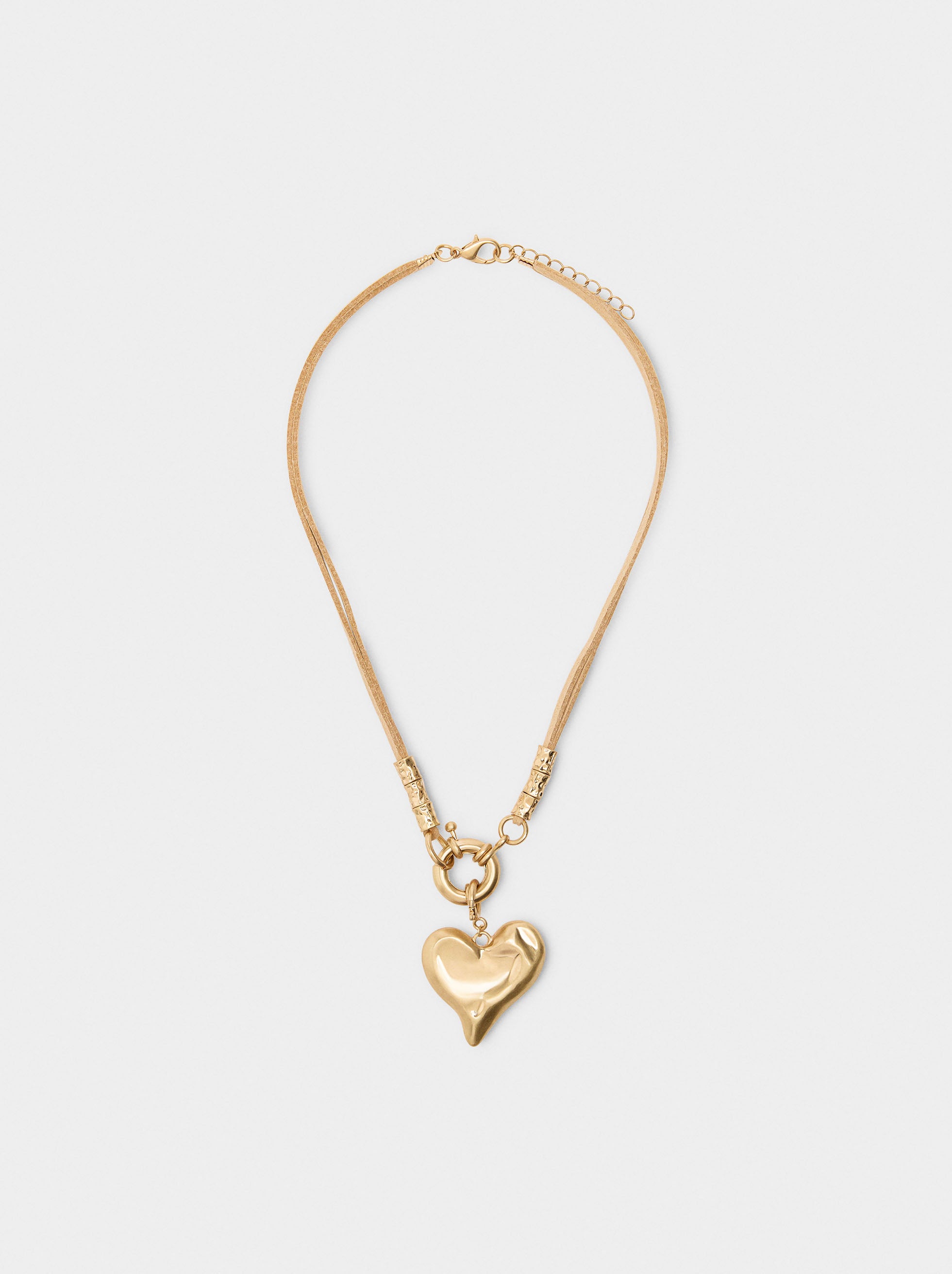 Collar Corto Colgante De Corazón