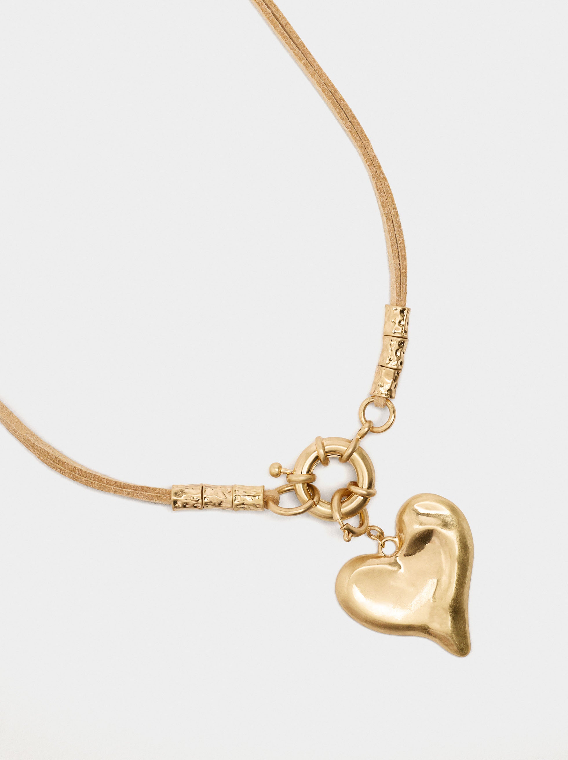 Collar Corto Colgante De Corazón