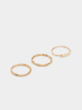 Set De Anillos De Perlas Y Circonitas