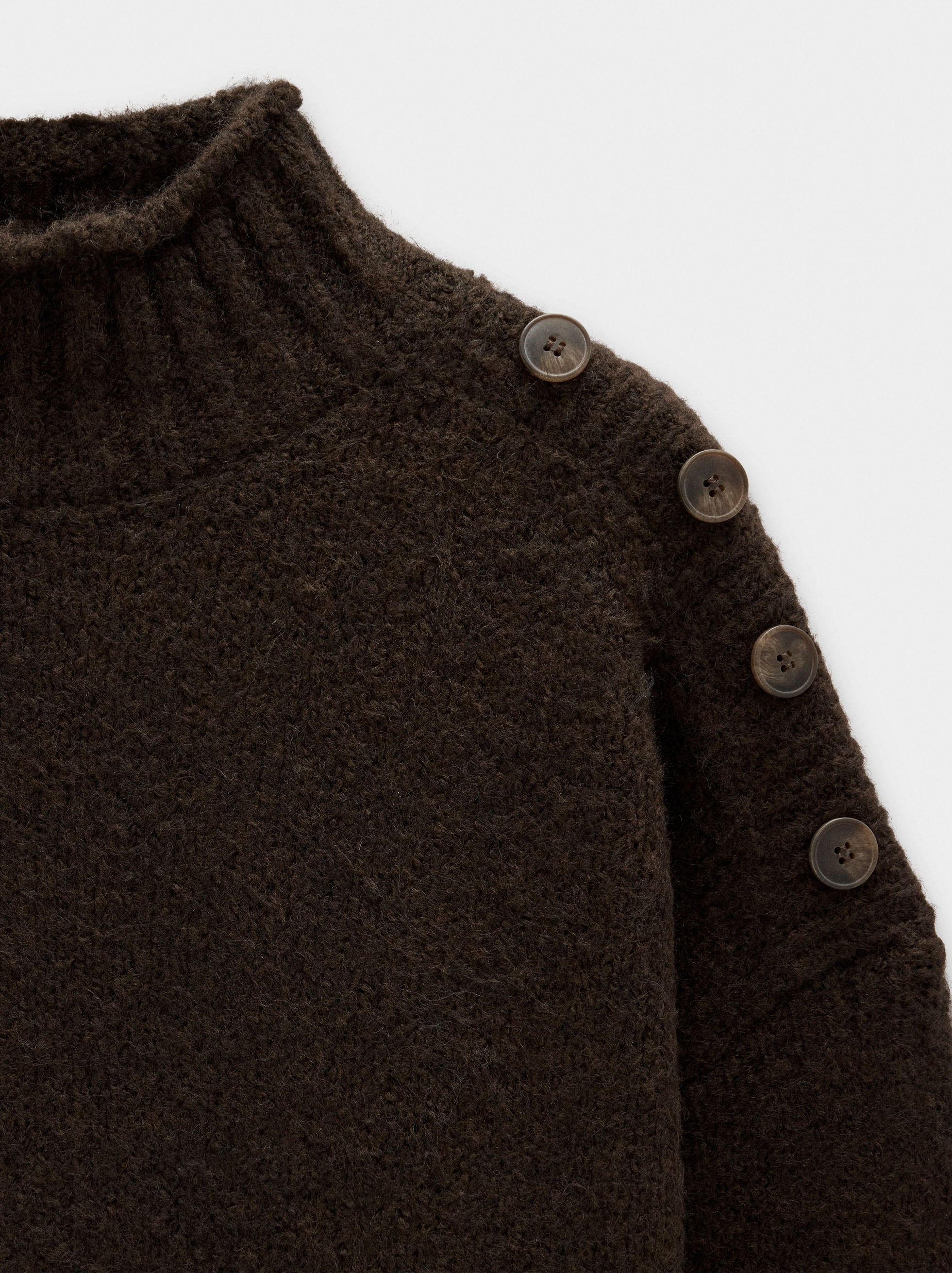 Jersey De Punto Con Detalle De Botones