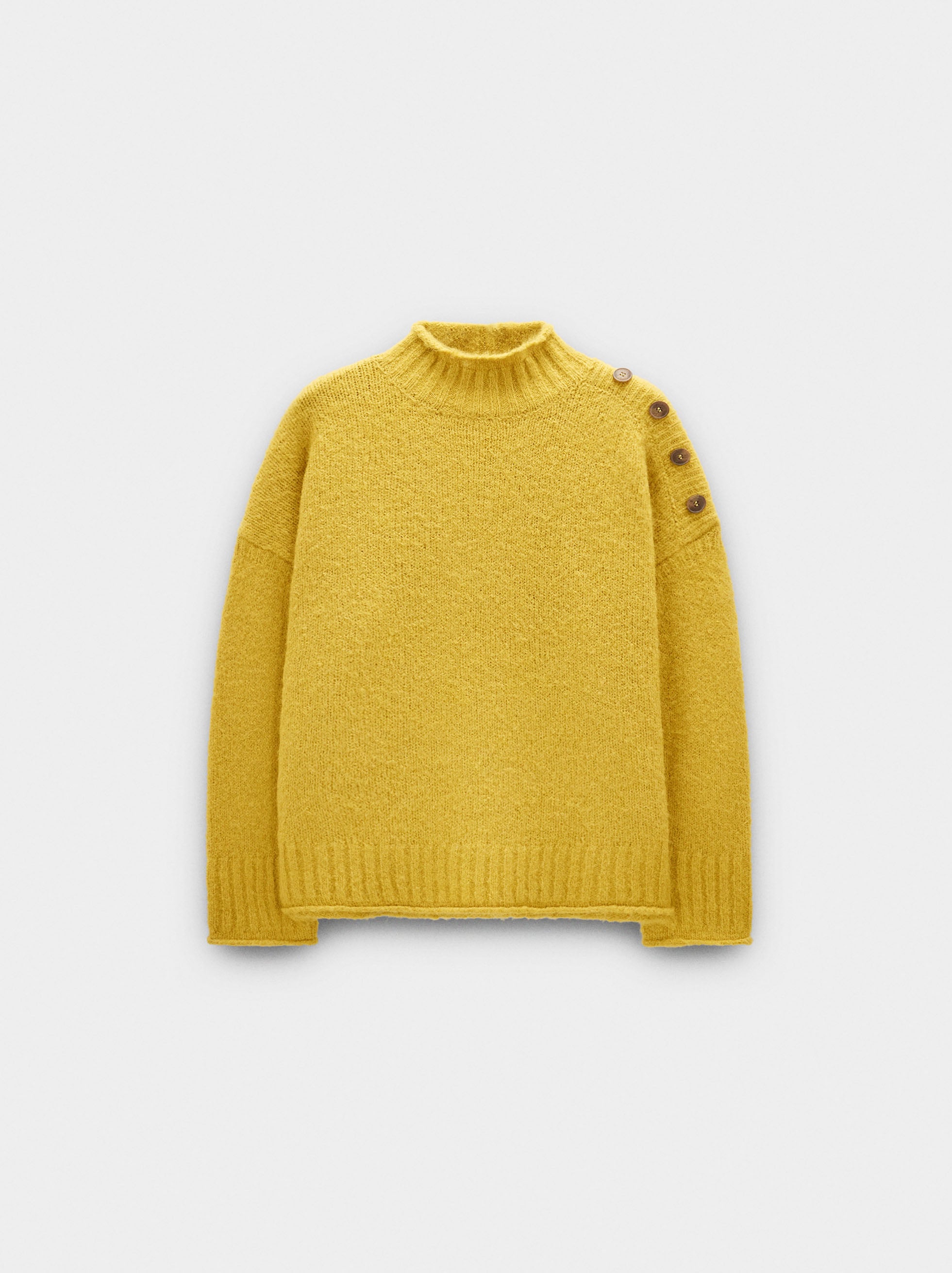 Jersey De Punto Con Detalle De Botones