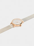 Reloj Bicolor De Malla Metálica