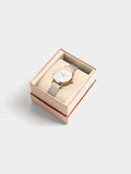Reloj Bicolor De Malla Metálica