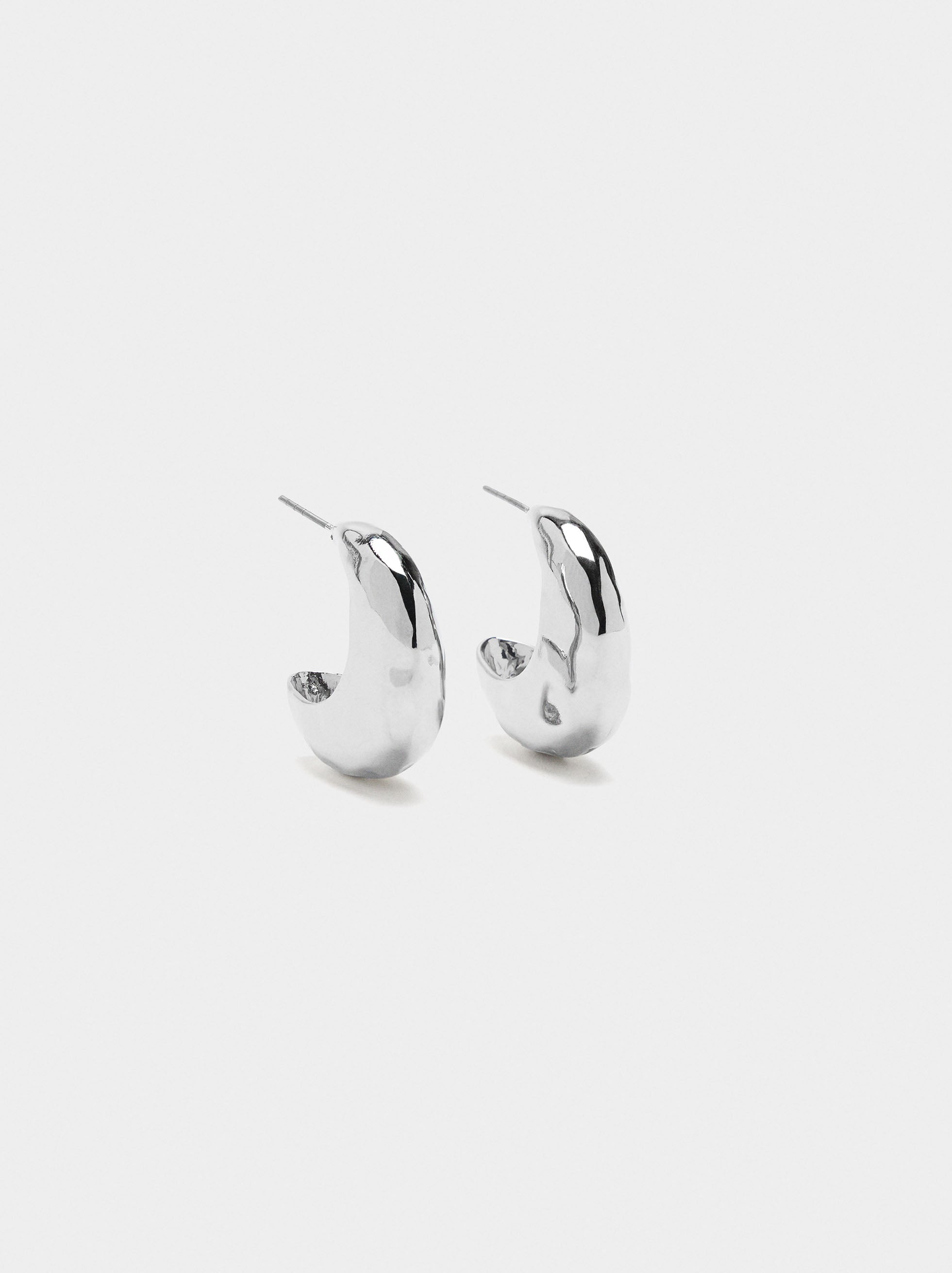 Set De Pendientes Y Anillos Irregulares