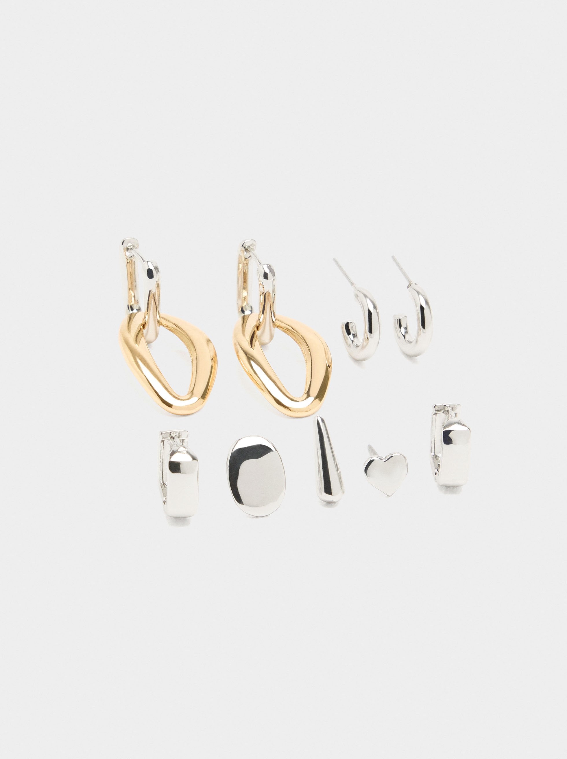 Set De Pendientes Y Aros