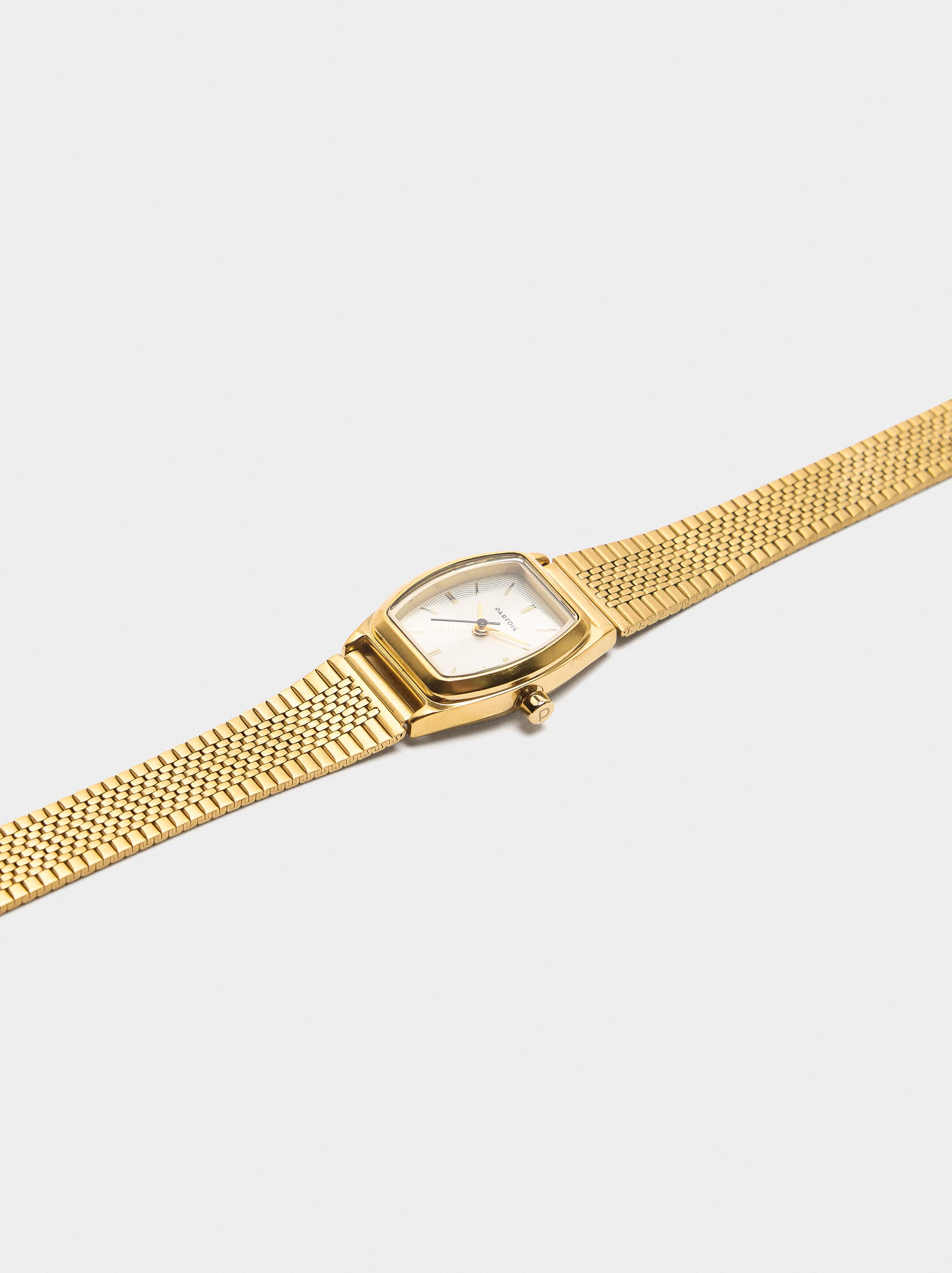 Reloj Cuadrado Con Pulsera De Acero Inoxidable