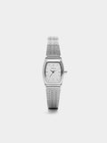 Reloj Cuadrado Con Pulsera De Acero Inoxidable