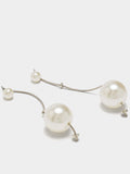 Pendientes Largos De Perlas