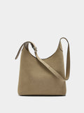 Bolso De Hombro De Piel Serraje